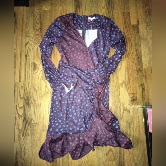 Parker Noni Midi Leopard Dress - Picture 2 of 3